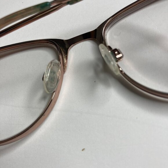 Warby Parker Blair Eyeglass Frames Rose Gold 55-18-145 Rounded Cat Eye‎ Unique - Picture 5 of 15